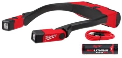 Milwaukee 400 Lumen LED um den Hals Arbeitsleuchte Einstellbare USB-Aufladung