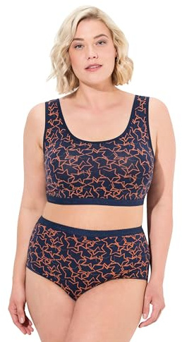 Ulla Popken Damen große Größen Übergrößen Plus Size Bustier, Schlupfform, ohne Bügel