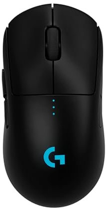Logitech G PRO 2 LIGHTSPEED Wireless Gaming Mouse, Right- or Left-Handed Mouse with up to 4 Customisable and Switchable Magnetic Side Buttons, 44K DPI Sensor, USB-C Charging, for PC/Mac - Black