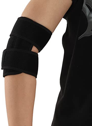 ChengyuWei Kompressions-Ellenbogen, Polster-Armbandage, Unterstützung für Fitness-Arm-Knieschutz, Volleyball, Basketball, atmungsaktive Ellenbogenbandagen, Polster-Armstütze, Unterstützung