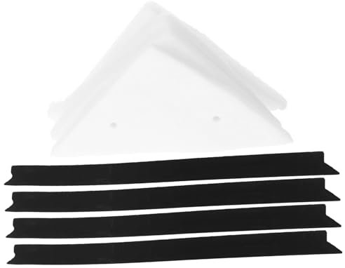 Amosfun Window Squeegee Replacement Rubber Long Squeegee Rubber Strip for Window Cleaning Shower Replacement Non-scratch Glass Cleaner