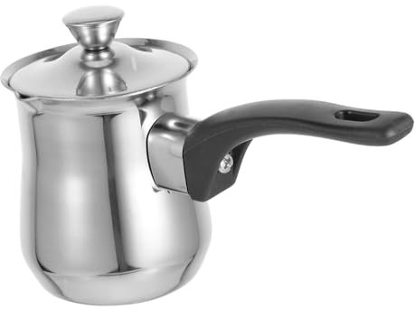 EXHUMKY Pentola Per Inossidabile Con e Scaldalatte Per Tè e Utensile Versatile Per e