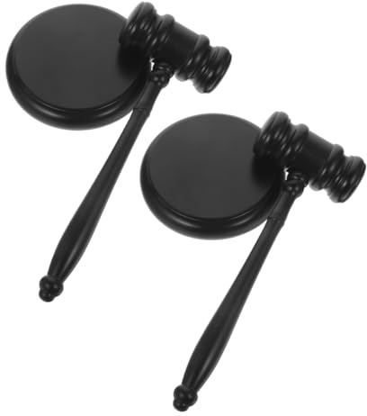 OSALADI Mazos De Madera Para Abogado De Juez Portátil Para Subastas Martillo De Abogado y Juez y Subasta