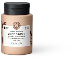 Maria Nila Colour Refresh, Beige Brown 100 ml, Beige Brun Hårmask, Semipermanenta pigment, 100% veganska och sulfat-/parabenfria
