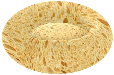 Toast Slices - Cama ortopédica para gatos y mascotas, alivia el estrés, para mascotas de tamaño mediano