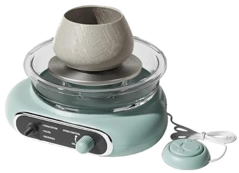 Mini Keramikhjulskit Skivspelare Elektrisk Lerahjul Med Fotpedal Justerbar Hastighetsmaskin HöG Stabilitet Flexibel Hastighet