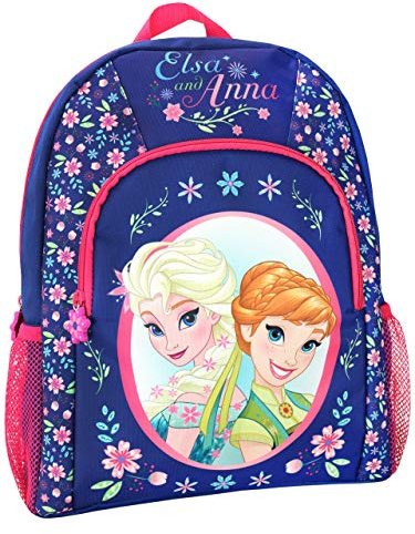 Disney Frozen Backpack | Anna And Elsa Bag | Girls Backpack | Back To School Backpacks For Girls | School Backpack | Blue One Size