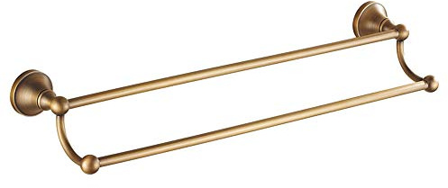 Handtuchhalter Mehrschichtige Kreative Antike Traditionelle Messing Bad Doppel Wand Befestigter