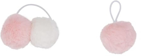 BECKMANN Pompom White/Pink