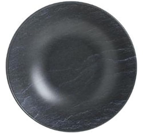 Secret de Gourmet - Lot de 6 Assiettes Creuses Cadence 20cm Noir