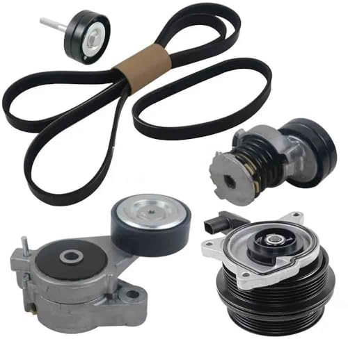 Riemenscheibe Riemen 03C121004G Wasserpumpen-, Riemen- Und Spanner-Set Für Sitz Für Alhambra 710 – 1.4tsi 150 PS