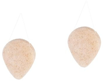 Mikinona 2 Stk Konjak-Schwamm-Gesichtsreinigung Peeling-Pads für das Gesicht Gesichtsschwämme in Herzform Puff exfoliating sponge poren reinigung Gesichtsschwamm Konjak Schwamm Blätterteig