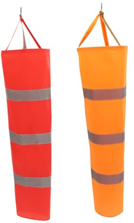 BESPORTBLE 2St Windfahne Fahnenmast Lichter Windspiele Windsack-Flagge Bi-Flagge Wimpelkette terassendeko makramee Outdoor outdoordeko Windsackfahne im Freien Outdoor-Versorgung Oxford-Stoff