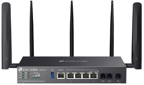 Tp-Link DR3650V-4G Omada 4G+ Cat6 Ax3000 Wi-Fi 6 Gigabit Desktop Dsl Gateway 4G+