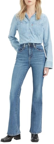 Levi's 726™ High Rise Flare Jeans dam, Blue Wave Mid, 26W / 30L