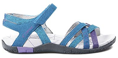 CHIRUCA Sandalias Trekking Senderismo Mujer MALIBU 16 Azul/Lila (numeric_41)