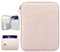 Dadanism 13 Zoll Tablet Tasche Sleeve Kompatibel mit iPad Pro 13 M4 2024, iPad Air 13 M3 M2, iPad Pro 12,9 M2 6./5./4./3. Gen, Galaxy Tab S10+ Plus/S9 FE+/S9+ Plus 12,4, Tab P12 12,7, Rosa