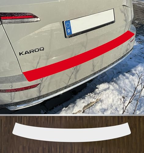 kompatibel mit Skoda Karoq Facelift ab 2021 Lackschutzfolie Ladekantenschutz Folie transparent