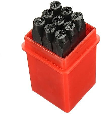 EXCEART Abnehmbares Zahlen-buchstaben-zeichen-stempel-set 36-teilig Alphabet-zahlen-stanzset Zum Basteln