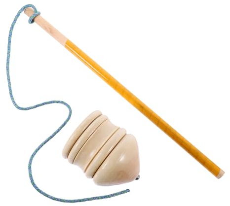 SAFIGLE Klassisches Holzspielzeug DIY-gyroskop Für Junge Mädchen Aus Hochwertigem Aprikosenholz Fördert Kreativität Und Feinmotorik Beige Farbe