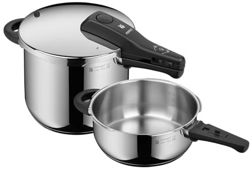 WMF Perfect 0790469990 - Olla a presión, juego de 2 piezas, 6.5L+3L