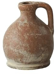 Vaso Brocca in Terracotta Fatto A Mano Per Fiori,vasi Di Fiori Rustici in Ceramica Per La Decorazione Domestica,vasi Decorativi Per Fattoria,vasi Di Fiori Piccoli Moderni,A1