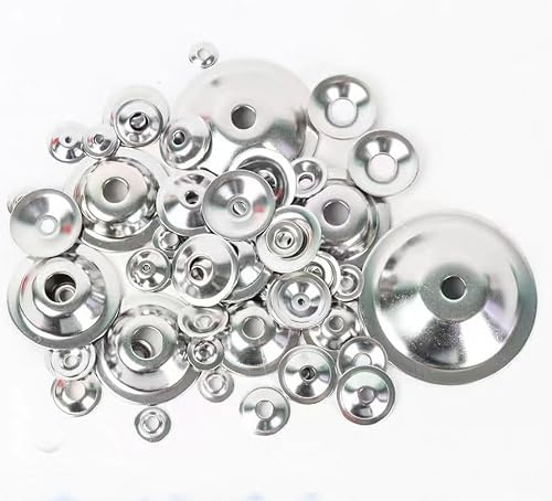 Rondelle a tazza, coppe for viti, rondella svasata, rondelle for viti, 10 pezzi M3 ~ M16 Acciaio inossidabile 304 tipo ciotola rondella conica svasata concava convessa guarnizione fisheye cava(M5*27*1