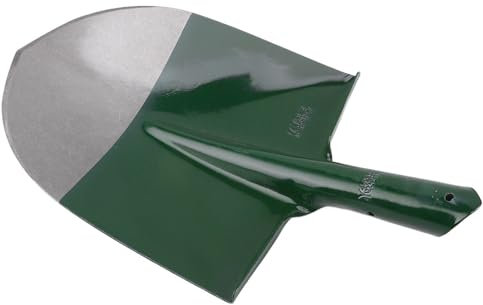 Pala Scavo a Punta Tonda con Testa di Ricambio con Bordo Affilato, Piattaforma per Giardinaggio, Acciaio Al Manganese, Riduce L'area di con il Terreno, Adatta per Campeggio,