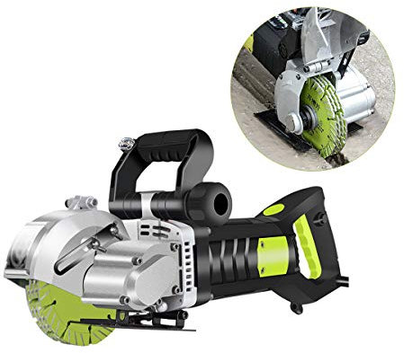 CraftNestUK Electric Wall Chaser Machine 4800w Wall Groove Cutting Machine 0-5000r / Min Slotting Machine for Marble Concrete