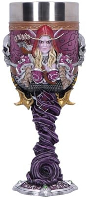 Nemesis Now World of Warcraft Sylvanas Kelch, 19,5 cm, Banshee Queen, offizielles Lizenzprodukt von WoW Merchandise