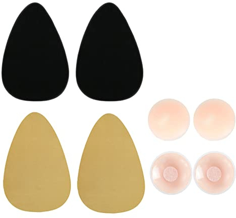 Wieysdoo Cinta para el Pecho y el Levantamiento de Pecho para Mujer, Juego de Sujetador Adhesivo Invisible con 2 Fundas para pezones, Cinta de Apoyo para Copas Grandes, Alternativa a la Cinta de