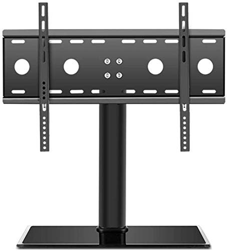 Soporte Giratorio Universal para TV, trípode de Acero Inoxidable, Soporte para TV, para televisores de 32 70 Pulgadas, Soporte Negro para TV con Ruedas