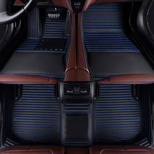 Alfombrillas para Mercedes Benz A/B/C/E/S/GL/GLA/GLC/GLK/GLS-Klasse | Tapetes de coche. Hechas en PU impermeable y antideslizante. Especialmente diseñadas para vehículos con volante a la derecha