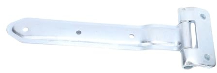 Kuuleyn Charnière de porte de porte de camions de remorque, charnière de sangle de porte de remorque, décalage en métal de 12 pouces plié pour utilitaire de chargement latéral