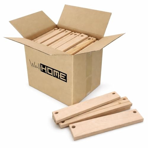 Caja de Leña de Haya 15 kg/Madera Seca Natural en Piezas Mecanizadas y Lijadas/Corte Uniforme/para Chimeneas, Barbacoas y Hornos/Sin Tratamientos