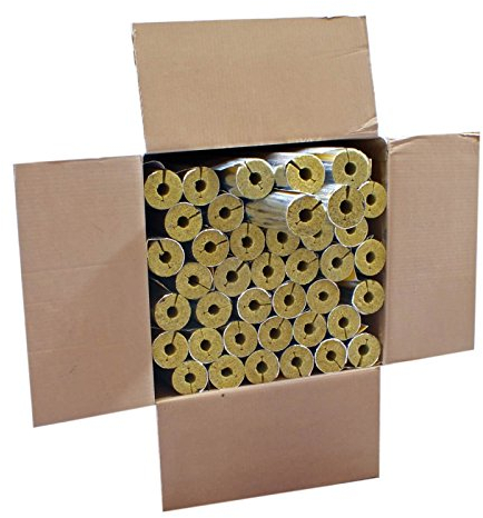 Austroflex 42m Steinwolle Rohrschale alukaschiert 15mm x 20mm Rohrisolierung