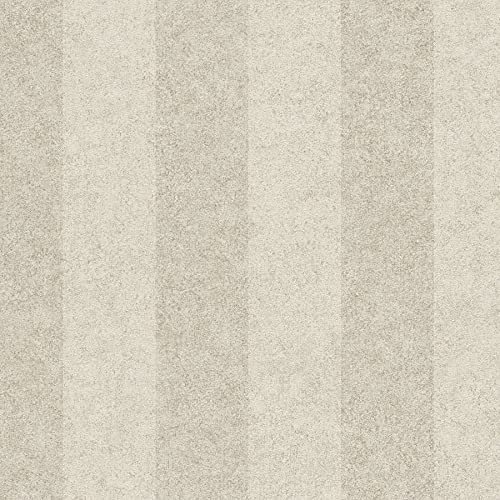 BRICOFLOR Vliestapete | Tapete Streifen Gestreifte Tapeten Streifentapete - Tapeten Schlafzimmer Tapeten für Schlafzimmer - Beige / Crème | 10,05 x 0,70 m = Rolle 7.04 m²