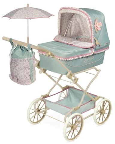 Provenza Faltbarer Puppenwagen mit Regenschirm DeCuevas Toys 82045