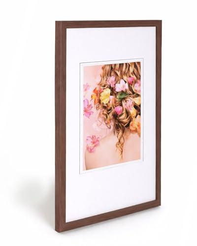 Holz Bilderrahmen Plexi Foto Rahmen Collage Wanddeko Poster S111: Farbe: Braun | Format: 50x70