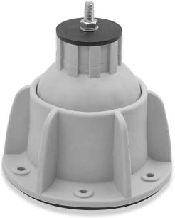 ERRECOM Steady, Supporto a Pavimento Regolabile per Unità Esterne Climatizzatore, RAL 9018 - Grigio