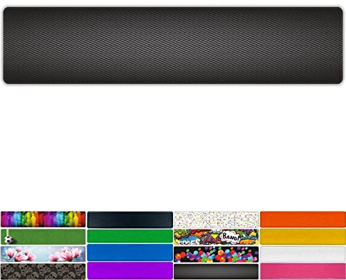 Generisch Fun-KENNZEICHEN Wunschkennzeichen | Namensschild |520x110 mm | viele Farben | Funschilder individuell mit Wunschtext gestaltbar (Carbon)