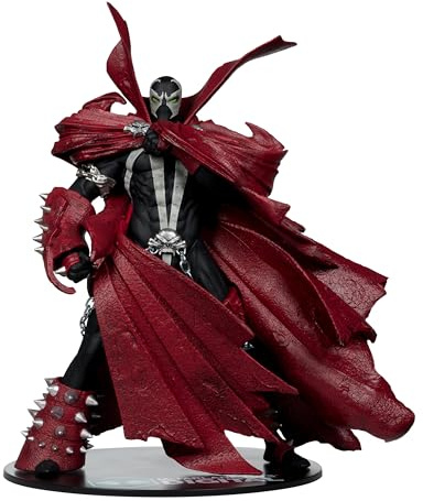 McFarlane Toys 30 aniversario – Portada de cómic #95-1:7 figura posada de Spawn con coleccionable digital