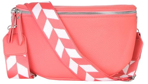 simaranda Damen Bauchtasche stylisch Umhängetasche Hüfttasche Bodybag Gürtel Crossbody Bag Schultertasche mit Verstellbaren Gurt 25