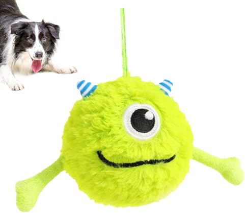 Beißspielzeug für Hunde, Kauspielzeug für Hunde, interaktives Plüschspielzeug für Haustiere, flexibler Ball mit Sound, tragbares Hundespielzeug zum Beißen, kein