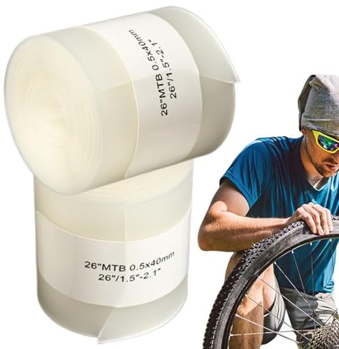 Fodera antiforatura, fodera per pneumatici per bici | 2 cuscinetti di protezione per camera d'aria per bici da strada - Fodera antiforatura ad alta resistenza alla trazione per camera d'aria per mount