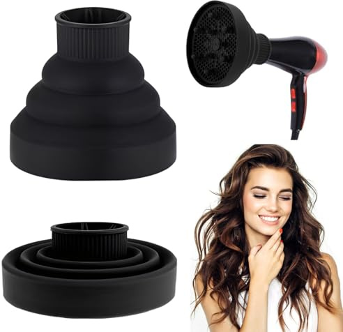 EIHI Universal Haar Diffuser diffusor föhn Universal Haar Diffuser, Diffuser Haar, Diffuser Haartrockner Befestigung Zoll für lockiges oder welliges Haarstyling