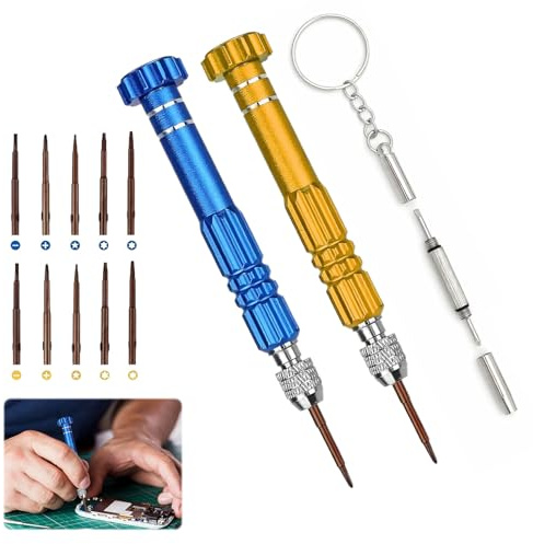 13-in-1 Glasses Screws Repair Kit,Glasses Screwdriver Set,Tiny Eyeglass Screwdriver Repair Kit,Precision Spectacle Kit for Eyeglass,Sunglass,Watch,Laptop,Jewelry and Electronics