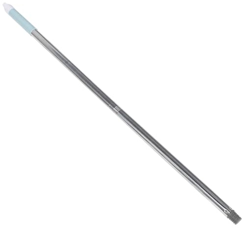 Amosfun 32.67In Stainless Steel Broom Handle Replacement Stick with Standard Threading for Floor Cleaning and Sweeping - Multi-Section Mop and Broom Pole