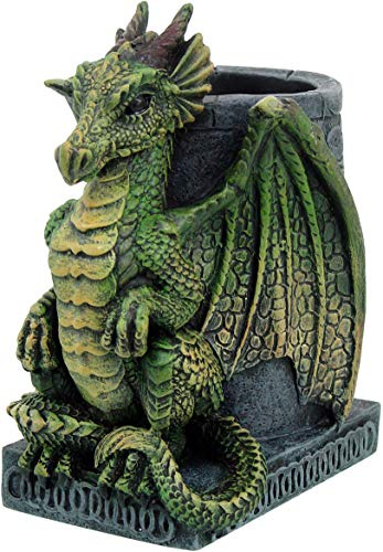 Nemesis NEM2564 Now Green Wyrm Dragon Stiftehalter, 10,6 cm
