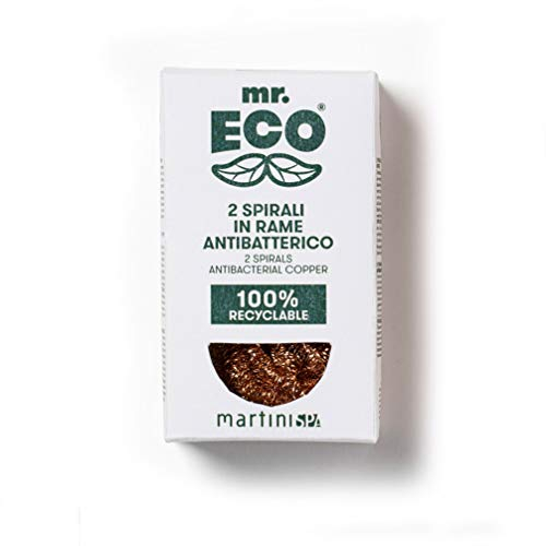 Mr.Eco Martinispa - Estropajo de cobre antibacteriano - 40 g